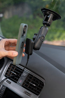 Peak Design -  Mobile Car Mount 1" Ball Adapter: Charging v2 Black