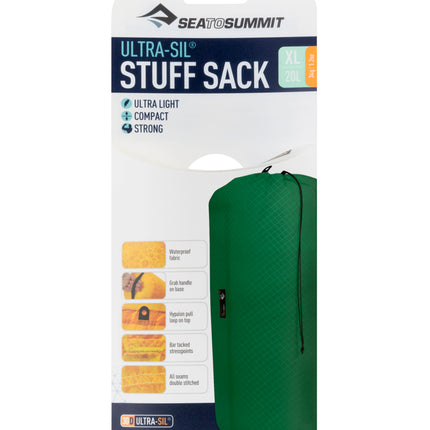 Sea to Summit Ultra-Sil Stuff Sack Opbergzak - 20L - Groen - 34g
