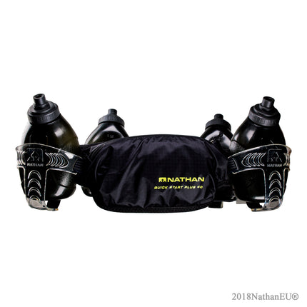 Nathan QuickStart Plus 40 4x300ml Black - Drinkgordel