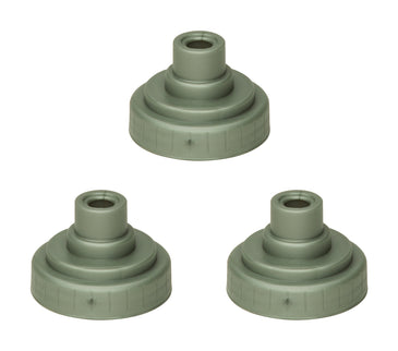 Nathan Race Caps Universeel 3-Pack Silver - Opzetdop