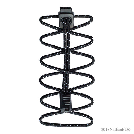 Nathan Run Laces Reflective Black - Veters