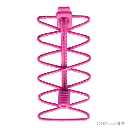 Nathan Run Laces Reflective Pink - Veters