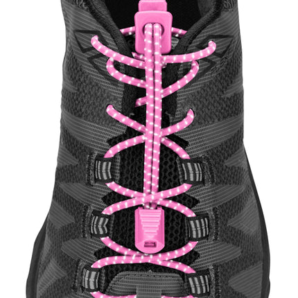 Nathan Run Laces Reflective Pink - Veters