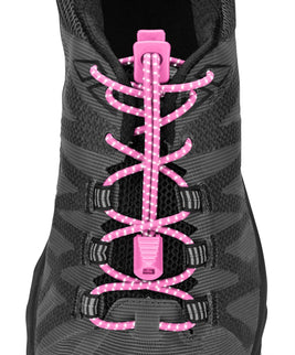 Nathan Run Laces Reflective Pink - Veters