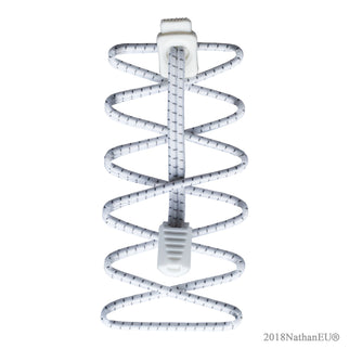 Nathan Run Laces Reflective White - Veters