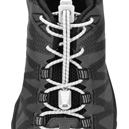 Nathan Run Laces Reflective White - Veters