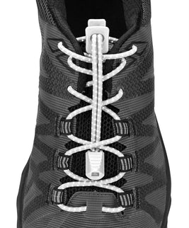 Nathan Run Laces Reflective White - Veters