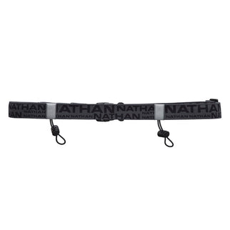 Nathan Race Number Nutrition Waistbelt Charcoal/Black OS