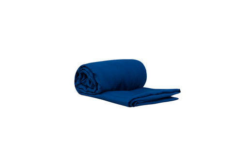 Sea to Summit Silk Stretch Liner Traveller Lakenzak - Zijde-lycra - Blauw - Recht met kussenhoes