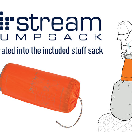 Sea to Summit UltraLight Insulated Regular Opblaasbare slaapmat - 5cm - 480g - Oranje