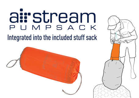 Sea to Summit UltraLight Insulated Regular Opblaasbare slaapmat - 5cm - 480g - Oranje