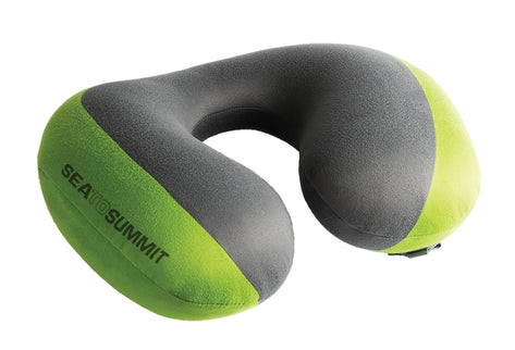 Sea to Summit Aeros Pillow Premium Traveller Kampeerkussen - Opblaasbaar Nekkussen - Groen