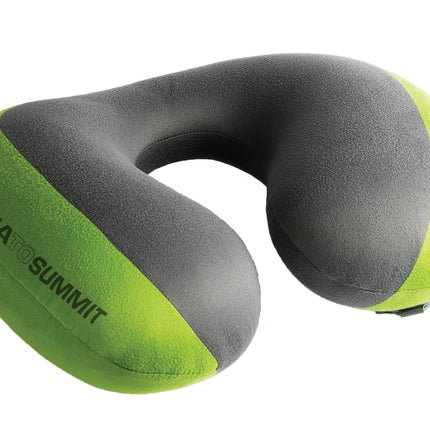 Sea to Summit Aeros Pillow Premium Traveller Kampeerkussen - Opblaasbaar Nekkussen - Groen