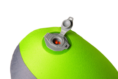 Sea to Summit Aeros Pillow Premium Traveller Kampeerkussen - Opblaasbaar Nekkussen - Groen