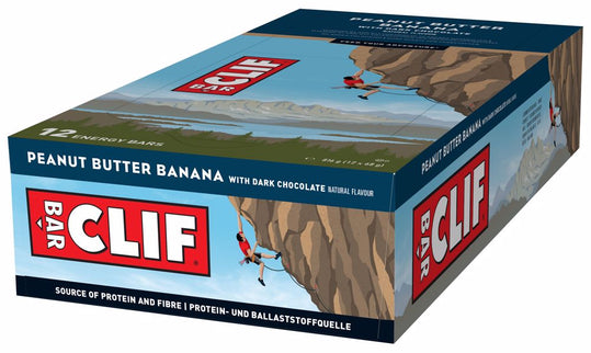 Clif® Bar Peanut Butter Banana with Dark Chocolate (per 12 in doos) - Energiereep
