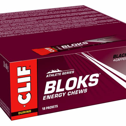 Clif® Blok Energy Chew Black Cherry (per 18 in doos) - Energiegums
