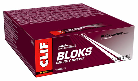 Clif® Blok Energy Chew Black Cherry (per 18 in doos) - Energiegums