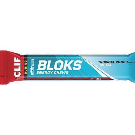 Clif® Blok Energy Chew Tropical Punch (per 18 in doos) - Energiegums