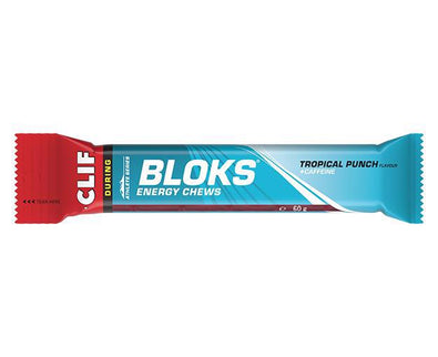Clif® Blok Energy Chew Tropical Punch (per 18 in doos) - Energiegums