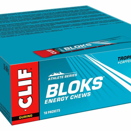 Clif® Blok Energy Chew Tropical Punch (per 18 in doos) - Energiegums