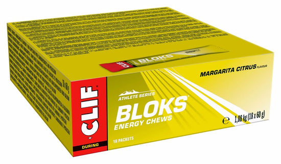 Clif® Blok Energy Chew Margarita Citrus (per 18 in doos) - Energiegums