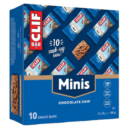 Clif Bar Mini Chocolate Chip (per 10  in doos) - Energiereep