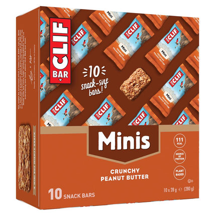 Clif Bar Mini Crunchy Peanut Butter (per 10 in doos) - Energiereep