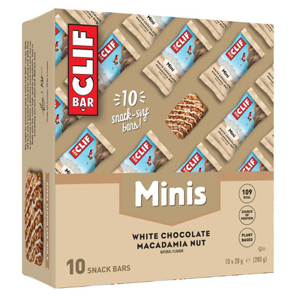 Clif Bar Mini White Chocolate Macadamia Nut (per 10 in doos) - Energiereep