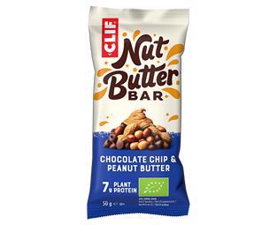 Clif® Bar NBF Chocolate Chip & Peanut Butter (per 12 in doos) - Energiereep