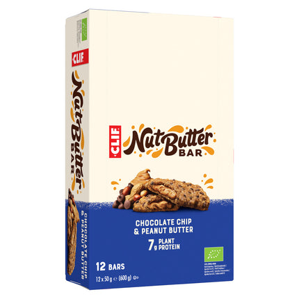 Clif® Bar NBF Chocolate Chip & Peanut Butter (per 12 in doos) - Energiereep