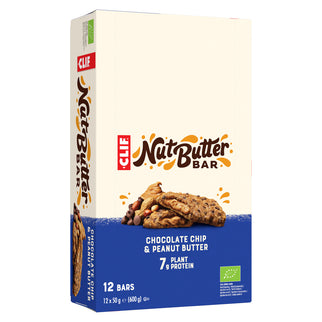 Clif® Bar NBF Chocolate Chip & Peanut Butter (per 12 in doos) - Energiereep