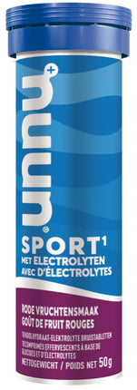 NUUN Sport - Red Fruit (8 buisjes x 10 tabletten) - Sportdrank tablet