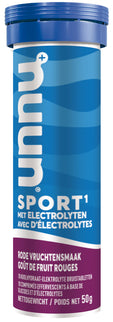 NUUN Sport - Red Fruit (8 buisjes x 10 tabletten) - Sportdrank tablet