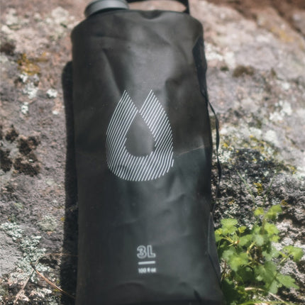 HydraPak Seeker 4L opvouwbaar waterreservoir Mammoth Grey