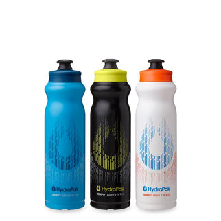 Hydrapak TEMPO BOTTLE 3-PACK 400ml BlueWhiteBlack - Drinkfles