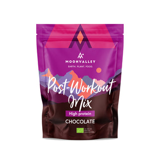 Moonvalley Organic Post-Workout Mix - Chocolate (per 6 in doos) - Poeder