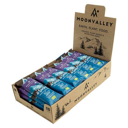 Moonvalley Oats & Dates Bar - Chocolate & Seasalt - (Per 12 in doos) - Energiereep