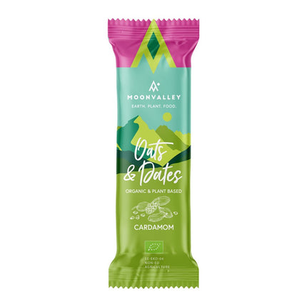 Moonvalley Oats & Dates Bar - Cardamom - (Per 12 in doos) - Energiereep