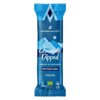 Moonvalley Organic Protein Bar - Chocolate Dipped Cacao