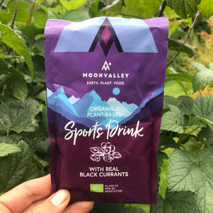 Moonvalley Organic Sports Drink - Black Currant - (Per 12 in doos) - Sportdrank