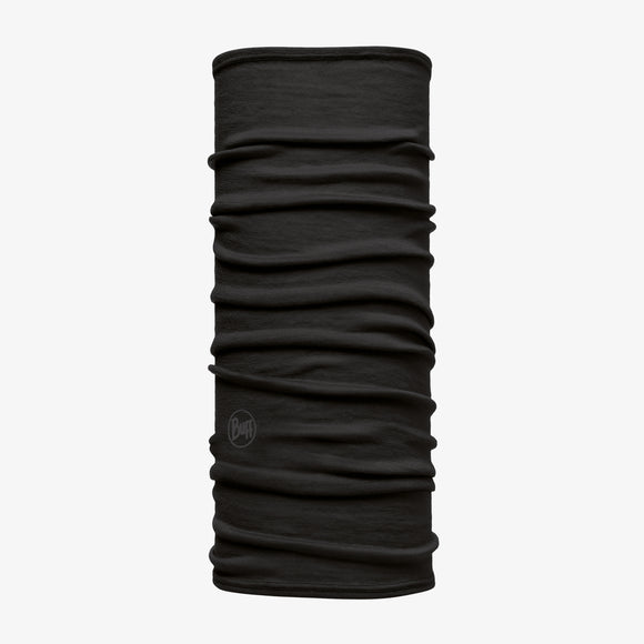 BUFF® Merino Lightweight SOLID BLACK - Nekwarmer - Kids