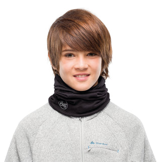 BUFF® Merino Lightweight SOLID BLACK - Nekwarmer - Kids