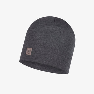 BUFF® Merino Heavyweight Beanie SOLID GREY - Muts