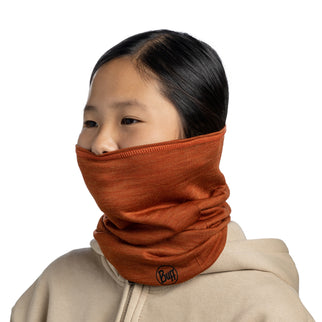 BUFF® Merino Lightweight SOLID CINNAMON - Nekwarmer - Kids