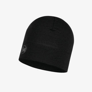 BUFF® Merino Midweight Beanie SOLID BLACK - Muts