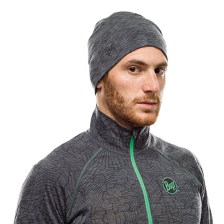 BUFF® Merino Midweight Beanie MULTISTRIPES GRAPHITE - Muts