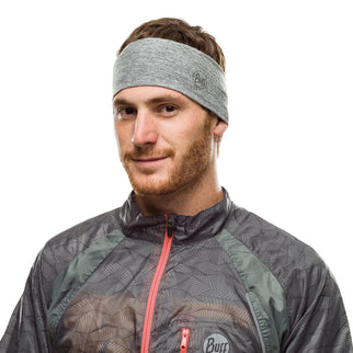 BUFF® DryFlx Headband SOLID LIGHT GREY - Hoofdband