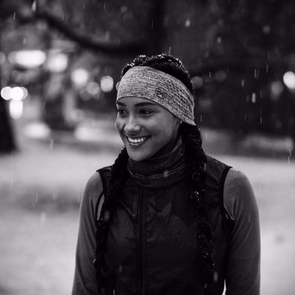 BUFF® DryFlx Headband SOLID LIGHT GREY - Hoofdband