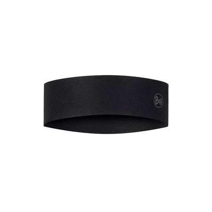 BUFF® Coolnet UV® Slim Headband R-SOLID BLACK - Hoofdband