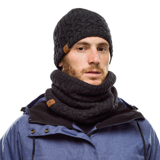 BUFF® Knitted & Polar Hat New Helle Graphite - Muts